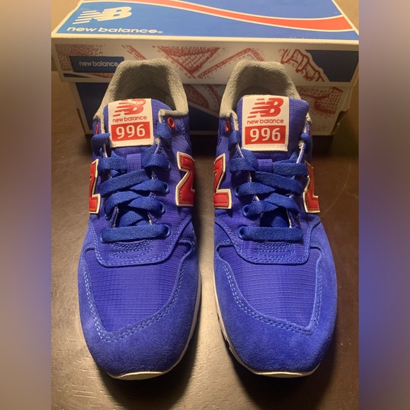 New Balance Lifestyle Mode De Vie 996 Blue/Red NWB - Men’s Size 7 - Picture 3 of 8